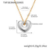 TXP383 GoldSilverNecklace