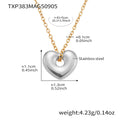 Open Heart Necklace and Hoop Earring Collection in Mixed Metal Finishes view 8