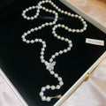 Pearl Strand Necklace with Crystal Butterfly Accent view 7
