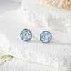 Silver Blue Flower