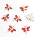 Four Wing Enamel Dragonfly Charms in Six Colors and Two Metal Tones view 9