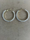 Beaded Hoop Earrings in Five Shapes and Colorways Fashion Jewelry view 1
