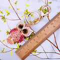 Mixed Jeweled Owl Keychains in Seventy Nine Colors Constructions and Pom Styles view 4