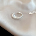 Silver Open Rings Eleven Styles Crown Flower Pearl Shield view 9