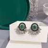 Green Oval Fringe