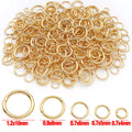Closed Metal Jump Rings in Five Sizes Jewelry Findings view 7