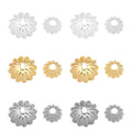 Wavy Edge Metal Bead Caps in Two Diameters Jewelry Findings view 5
