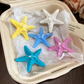 Starfish Duckbill Hair Clips Textured Resin 2 Colors view 4