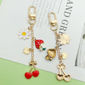 Daisy, Blossom and Flower Charm Keychains in 39 Pictured Variations for Bags and Keys view 2