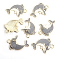 Colorful Dolphin Enamel Alloy Charm Pendants for Jewelry Making view 12
