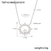 Steel Sun Necklace