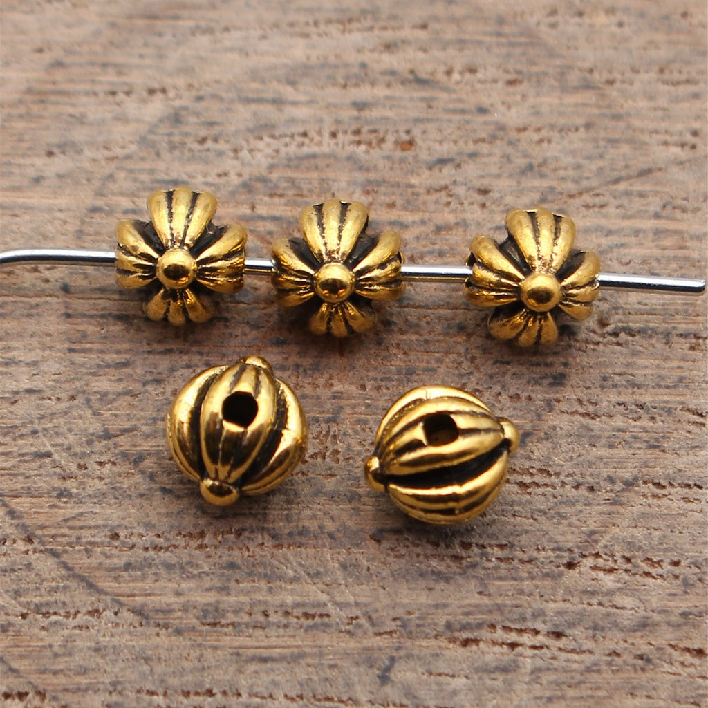 6.3x5.6x5.3mm 0.42g Multi-Color Zinc Alloy Cross Spacer Beads for DIY Bracelet Jewelry Making