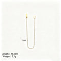 Two Millimeter Gold And Steel Tone Tennis Chain Necklaces And Bracelets view 9