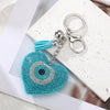 Heart Aqua Silver