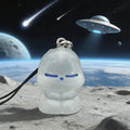 Glow-in-the-Dark Blue-Eyed Alien Phone Strap Charms in Ten Poses view 8