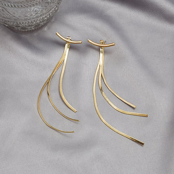 Twenty-Seven Mixed Gold Tone Stud Hoop and Dangle Earrings