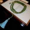 Green Jade Tassel