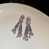 Blue Pink Tassel