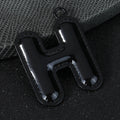 Puffy Stitched Enamel Letter H Charm Pendant Eight Colors view 10