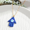 Navy Hamsa