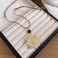 Brown Cord Woven Pendant Necklaces in Six Designs for Layered Everyday Styling view 4