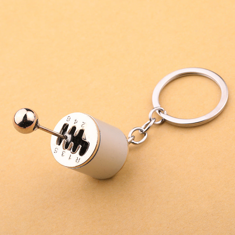 Turbo Gear Shift Wheel Brake Disc Shock Caliper Metal Keychain