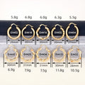 Textured Gold-Tone Hoop Earrings in Ten Sculpted Styles view 4