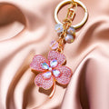 Double Crystal Four Leaf Clover Keychains in Four Colors plus Assorted view 7
