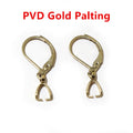 French Leverback Earring Hooks with Pinch Bails in Six Finishes view 10