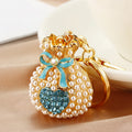 Jeweled Fortune Pouch Keychain Collection in Sixty-Seven Options view 10