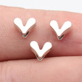 7.8x6.5x4mm 0.5g Multicolor Zinc Alloy Heart Loose Metal Beads for Bracelet Necklace DIY Jewelry Making