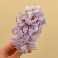 Fabric Flower Cascade Black Claw Hair Clips Pink White Purple view 4