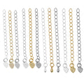 Five Charm Style Metal Extension Chains Jewelry Findings view 5