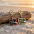 Lets Study Chalkboard Enamel Lobster Clasp Two Colors view 4