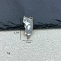 Enamel Alloy Cartoon Cat Charm Pendant Gold-Tone Six Colors view 4