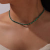 Green Steel Necklace