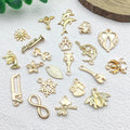 Yellow Mixed-Finish Metal Charms with 24 Listed Options view 3