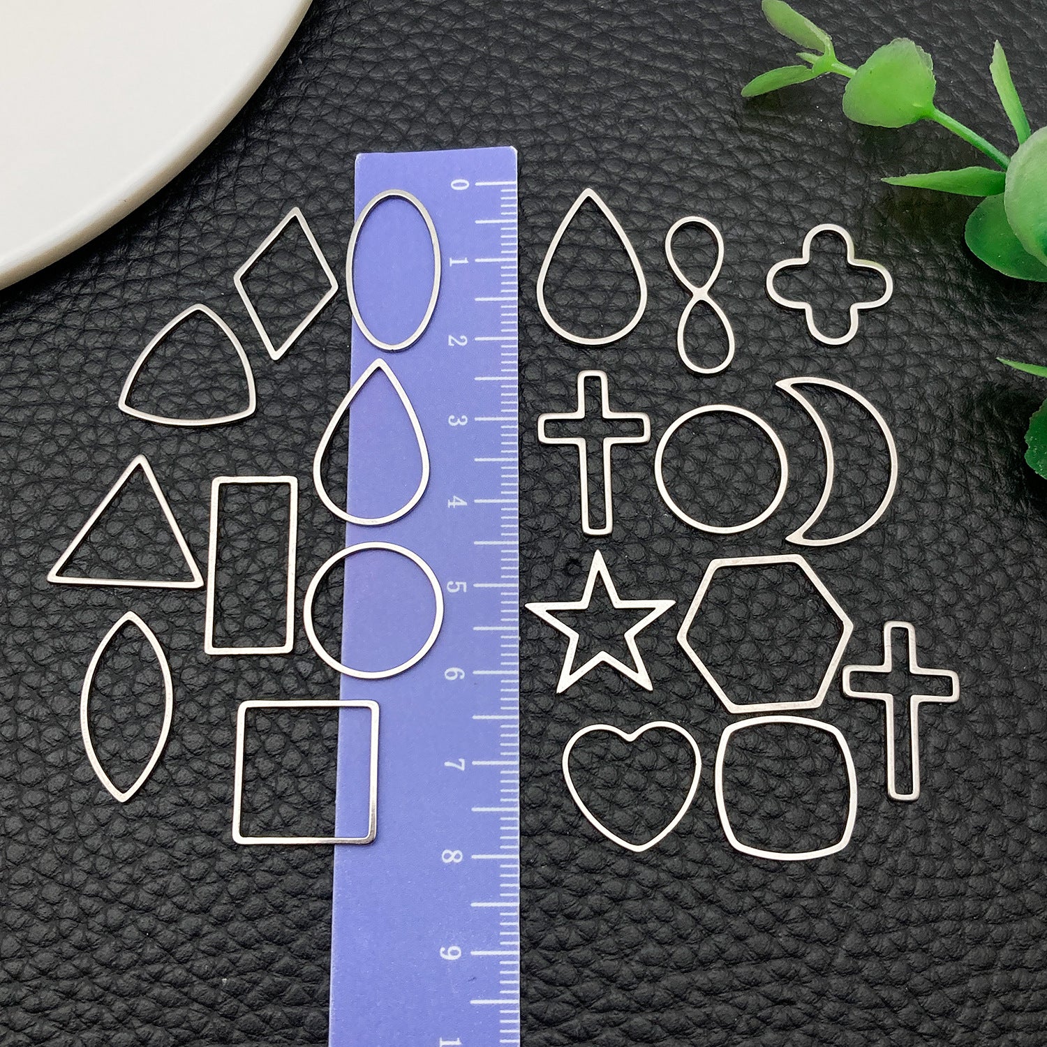Stainless Steel Heart Charm Pendants for DIY Jewelry Accessories