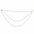 Triple Layer White Faux Pearl Garland Christmas Tree Decor view 5
