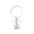 Silver-Tone Metal Angel Keychain, Single or Organza Bag Tag Set view 5