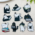 Cartoon Metallic Cat Metal Charms with 11 Listed Options for DIY Jewelry Making view 1