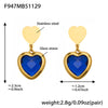 Blue Gold Hearts