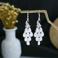 Thirty-One Ornate Peacock Statement Dangle Earrings view 12