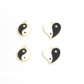 Black And White Yin Yang Jewelry Components For DIY Earrings And Bracelets Charms view 3