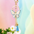 Pearl Butterfly Tassel Keychains in Four Colors plus Assorted Option view 9