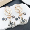 Black Cat Music Keychain Collection with Six Scenes view 1