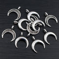 Heart Antler Crescent and Animal Charms in Six Designs view 4