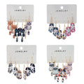 Three-Pair Cartoon Cat Dangle Earring Sets in Four Styles view 5