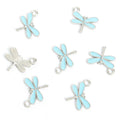 Glitter Dragonfly Enamel Alloy Charm Pendants in Seven Colors view 9