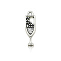 Metallic Wine Glass Metal Charms with 13 Listed Options view 9